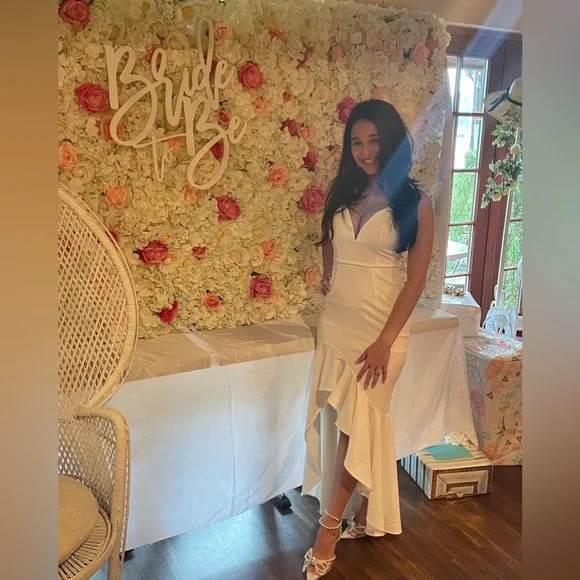 sachin and babi light blue dress Engagement Party Dresses main image 0